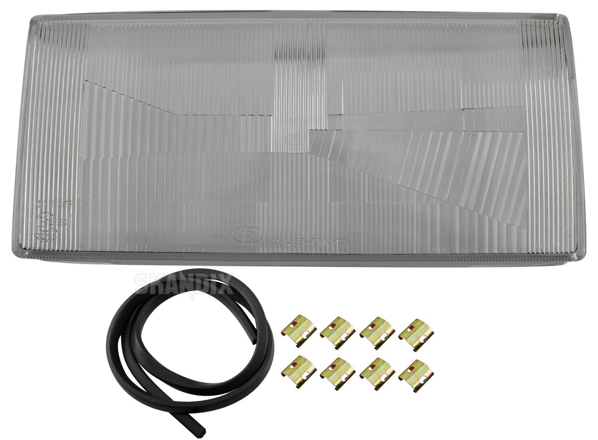 1002344 forlygteglas højre volvo 740 760 1982-90 - Billede 1
