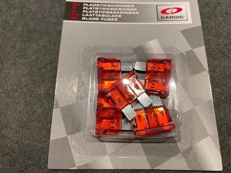 10amp-20r-C3-B8d-20fladsikring Fladsikring RØD 10amp, sæt med 5 stk - Billede 1