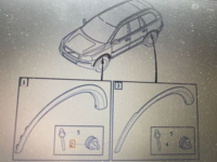 Clips skærmforøger, volvo S60C V60CC XC60 XC70 XC90 - Billede 2