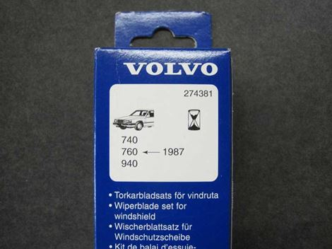 f-visker-274381 viskerblad forrude volvo 740 940 944 945 - Billede 1