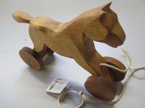 hest- Hest på hjul - Billede 1