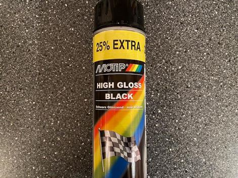 high-20gloss-20black-20spray-20500ml-20motip High gloss 500ml spray sort - Billede 1