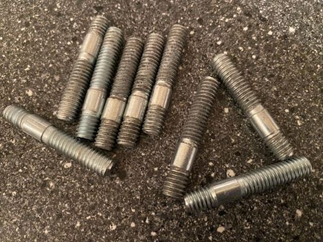 pinbolt-20953241 Pinbolt topstk, til mont af manifold B18 B20, 3/8"x45mm - Billede 1