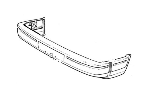volvo-1369885 frontkofanger volvo 740 1990-92 - Billede 1