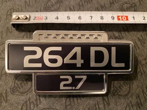 volvo-20264dl Emblem volvo 264DL - 2,7 - Billede 1