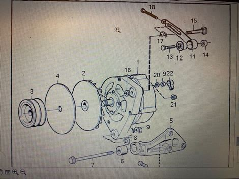 volvo-20463909-20b-C3-B8sning-20generator Bøsning til generator volvo 240 700 900 - Billede 1