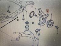 Forreste bøsning til forreste bærearm, foraksel, Volvo XC90 -2014 - Billede 3