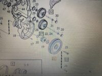 Remskive, krumtapaksel, Volvo Polestar 1, S60, V60 (2011-2018), S80 (2007-), S90 (2017-), V60 CC (-2018), V70, XC70 (2008-), V90 (2017-), V90 CC, XC60 (2018-), XC60 (-2017), XC90 (2016-) - Billede 2