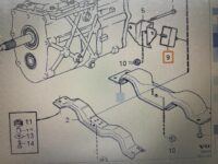 M47 gearkasseophæng volvo, firkantet - Billede 2