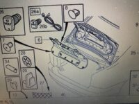 Clips til bagagerum (original Volvo), Volvo S40 (2004-), S60 (-2009), S80 (2007-), S80 (-2006) - Billede 2