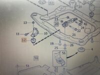 Motorophæng nederst volvo V70/XC S60 S80 XC90 - Billede 2