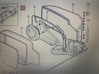 SV40 venstre sidespejl elektrisk 1996-04 - Billede 2