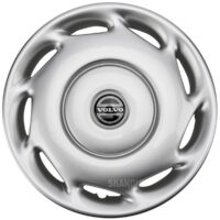 Hjulkapsel, sølv – 14" til stålfælge, Volvo 200, 400, S40, V40 (-2004)