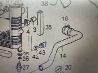 Temperaturkontakt, Køleblæser, Volvo 400 - Billede 2