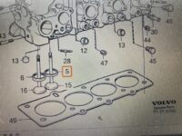 Ventilsæde indsugning, Volvo 200, 300, 700, 900 - Billede 3
