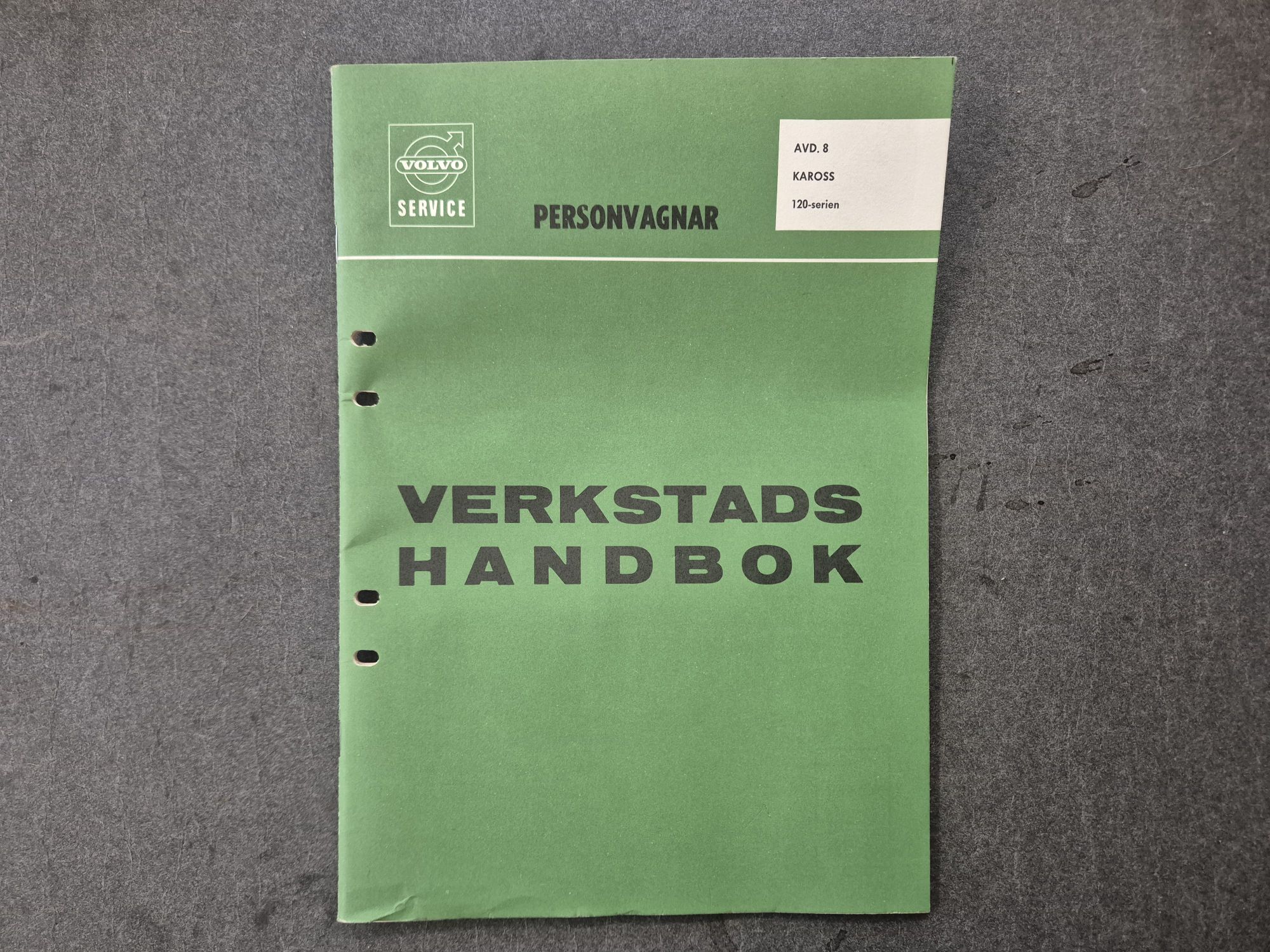 wp-17736711569812093094355023276625.jpg Volvo Service Manual 10175, 120-serien, karosseri (svensk) - Billede 1