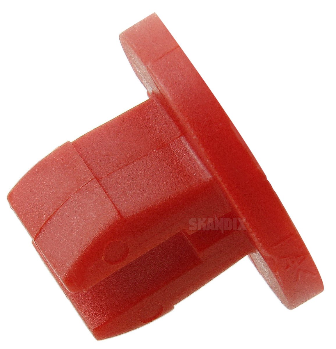 1048575 Plastclips til motorbundplade (rød, original Volvo) - Billede 1