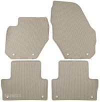 Tekstil gulvmåtter sæt – original Volvo (soft beige, 4 dele), Volvo XC60 (-2017) -2014 indtil ch. nr.: 627999, GX1X
