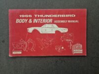 1966 Thunderbird Body & Interior Assembly Manual – officiel licenseret Ford Motor Company udgave