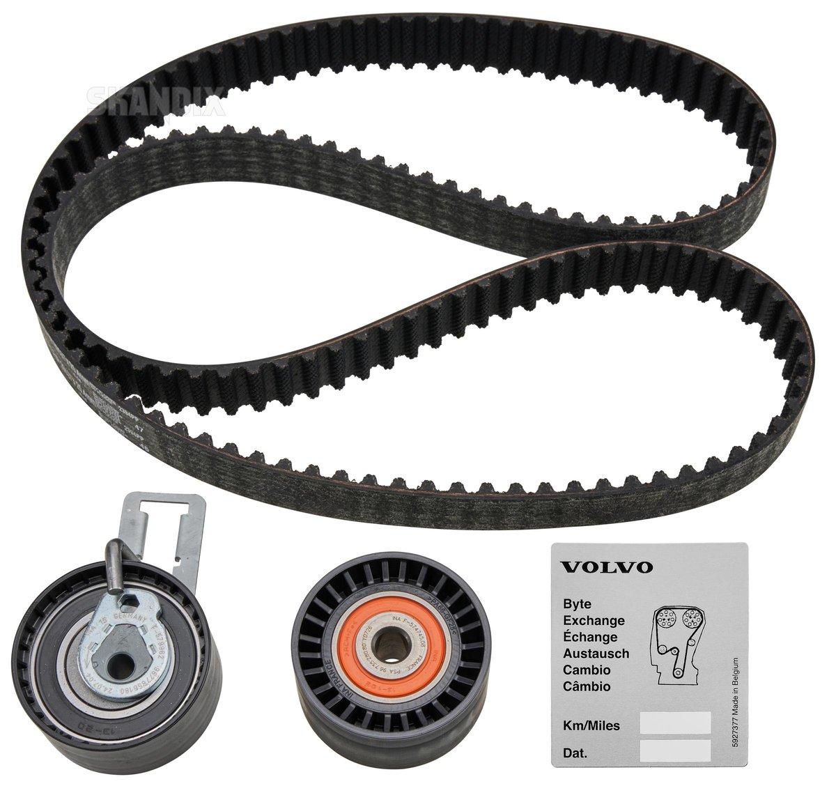 1038093 Tandremssæt – original Volvo, D4162T dieselmotor - Billede 1
