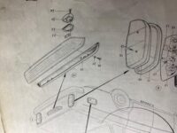 nrpladebelysning volvo 140 - 164, volvo original - Billede 5